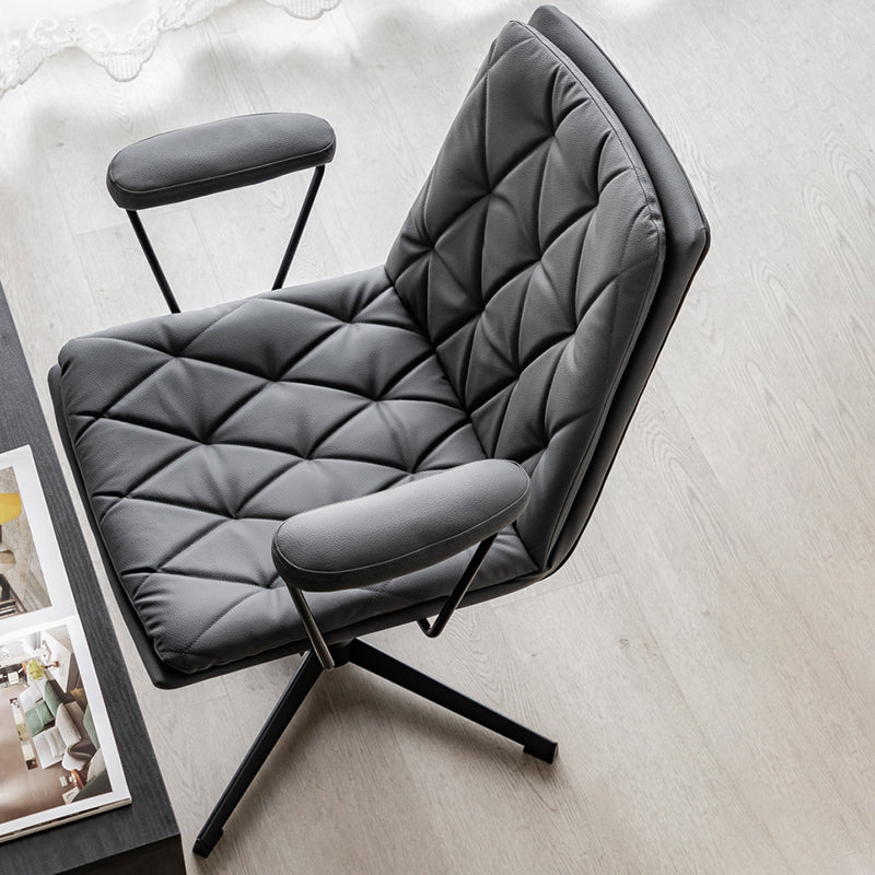 No Wheels Office Chair Contemporary Swivel Rolling Task Chair Clearhalo 'furn' 'furn_office_chair' 'Furniture' 'Office Chairs' 'Office Furniture' 'office_chair' 7666170