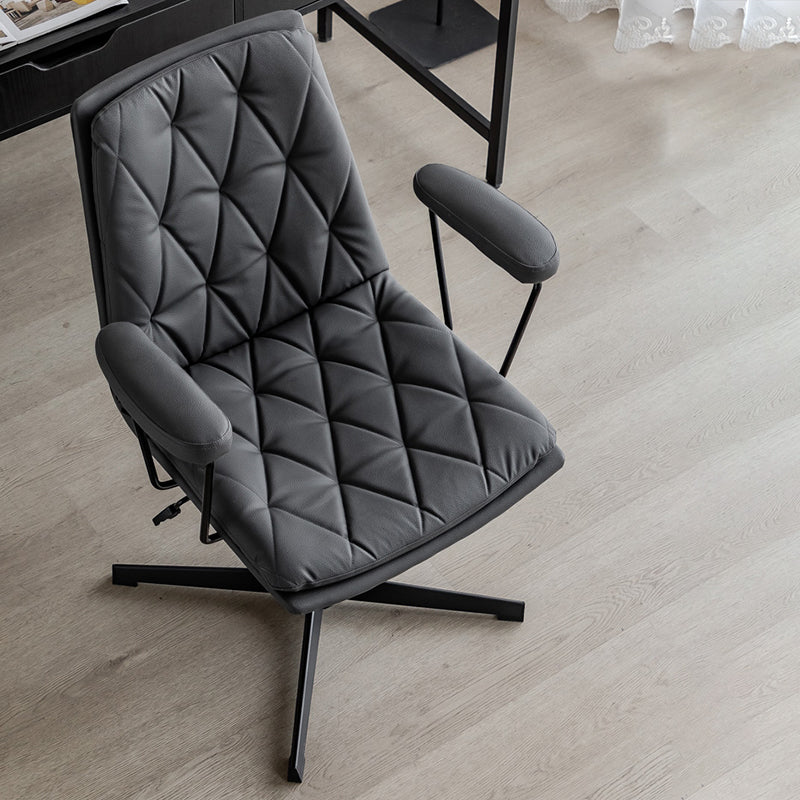 No Wheels Office Chair Contemporary Swivel Rolling Task Chair Clearhalo 'furn' 'furn_office_chair' 'Furniture' 'Office Chairs' 'Office Furniture' 'office_chair' 7666172