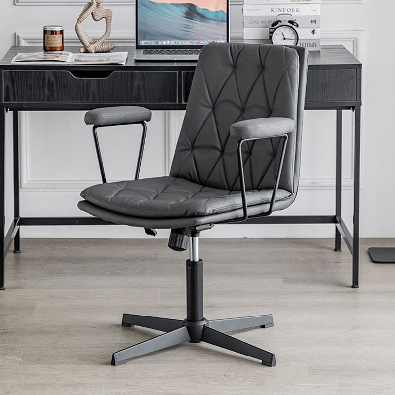 No Wheels Office Chair Contemporary Swivel Rolling Task Chair Clearhalo 'furn' 'furn_office_chair' 'Furniture' 'Office Chairs' 'Office Furniture' 'office_chair' 7666183