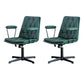 No Wheels Office Chair Contemporary Swivel Rolling Task Chair Green 2 Piece Set Clearhalo 'furn' 'furn_office_chair' 'Furniture' 'Office Chairs' 'Office Furniture' 'office_chair' 7666202