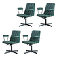 No Wheels Office Chair Contemporary Swivel Rolling Task Chair Green 4 Piece Set Clearhalo 'furn' 'furn_office_chair' 'Furniture' 'Office Chairs' 'Office Furniture' 'office_chair' 7666203