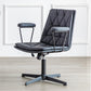 No Wheels Office Chair Contemporary Swivel Rolling Task Chair Black 1 Piece Clearhalo 'furn' 'furn_office_chair' 'Furniture' 'Office Chairs' 'Office Furniture' 'office_chair' 7666206