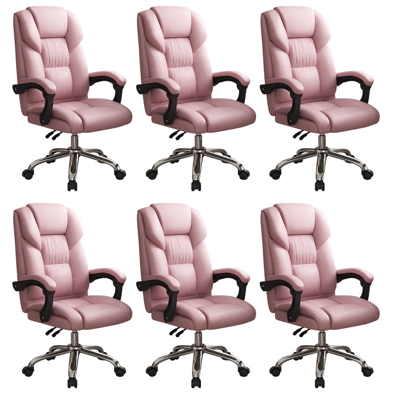 Swivel Arm Accent Chair Contemporary Office Chair for Living Room