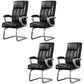 Modern Fixed Arms Office Chair No Wheels No Distressing Ergonomic Chair