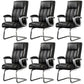 Modern Fixed Arms Office Chair No Wheels No Distressing Ergonomic Chair