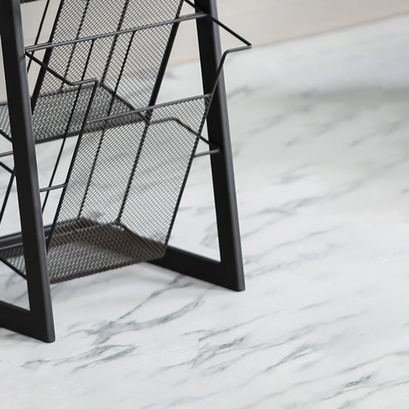 Contemporary Closed Back Bookcase Vertical Metal Bookshelf with Shelves Clearhalo 'Bookcases' 'furn' 'furn_bookcases' 'Furniture' 'Office Furniture' 7666375