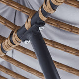 Contemporary Rocker Chair Upholstered Antique Finish Rocking Accent Chair Clearhalo 'Chairs & Seating' 'furn' 'furn_rocking_chairs' 'Furniture' 'Living Room Furniture' 'Rocking Chairs' 'rocking_chairs' 7666590