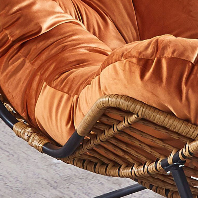 Contemporary Rocker Chair Upholstered Antique Finish Rocking Accent Chair Clearhalo 'Chairs & Seating' 'furn' 'furn_rocking_chairs' 'Furniture' 'Living Room Furniture' 'Rocking Chairs' 'rocking_chairs' 7666591