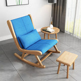 Silsidad de madera moderna de mediados de siglo Rocket de interior sin pedal sin pedal