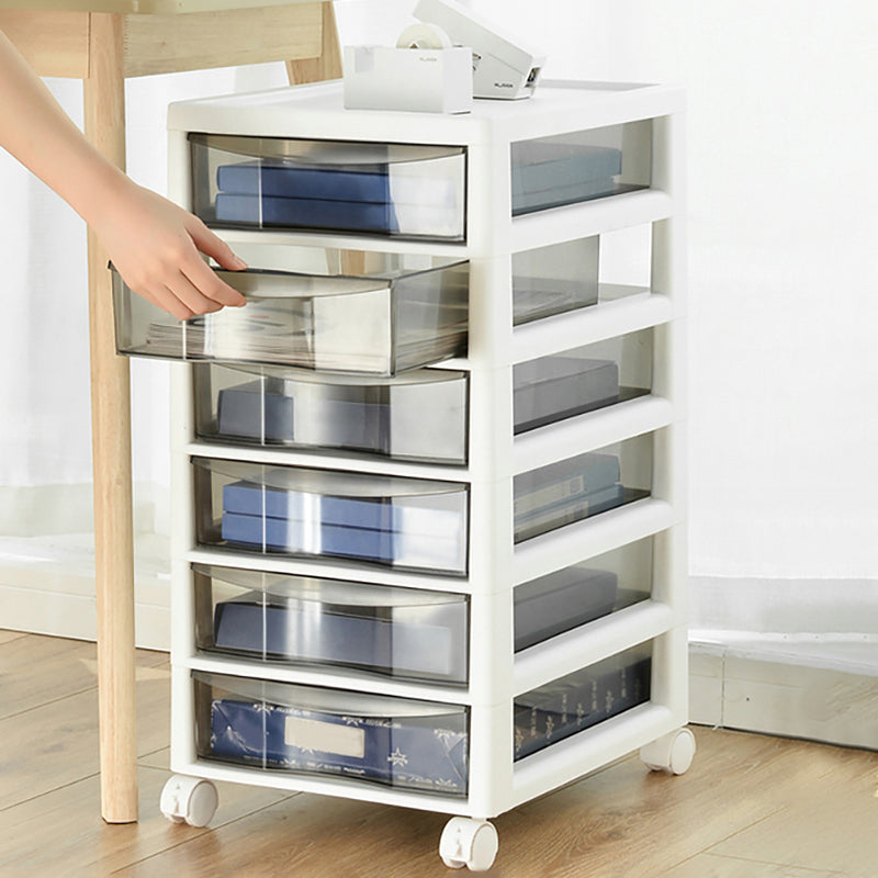 Storage Plastic Filing Cabinet Modern Drawers File Cabinet for Office Clearhalo 'Filing Cabinets' 'filling_cabinets' 'furn' 'furn_filling_cabinets' 'Furniture' 'Office Furniture' 7666667