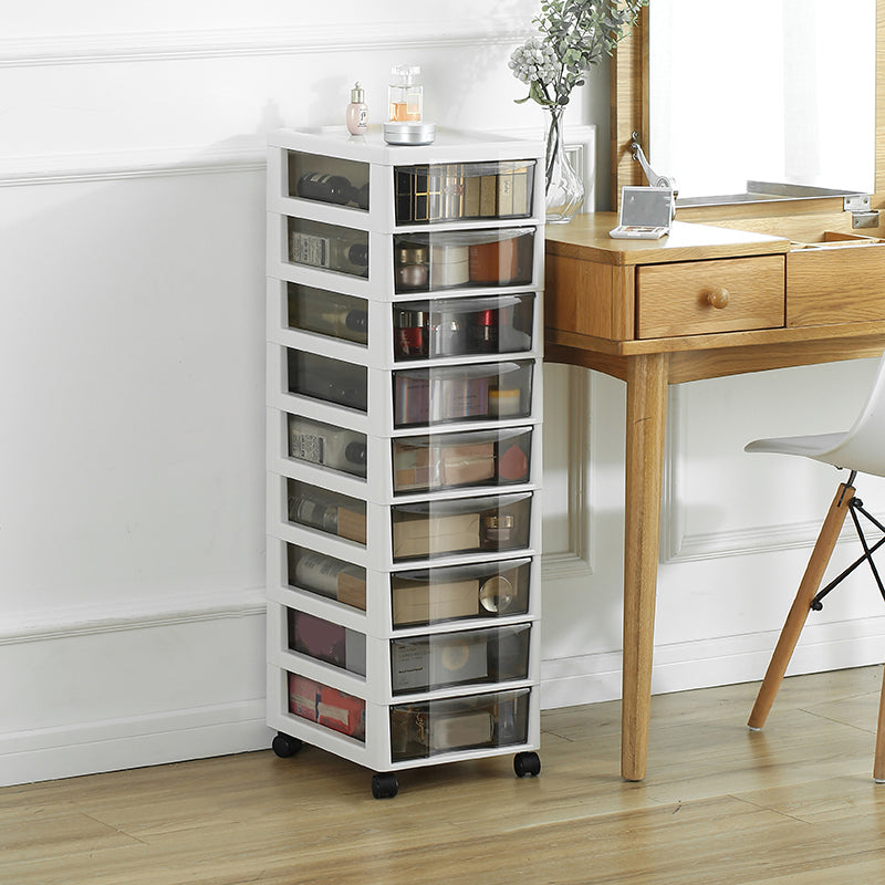Storage Plastic Filing Cabinet Modern Drawers File Cabinet for Office White 9 Clearhalo 'Filing Cabinets' 'filling_cabinets' 'furn' 'furn_filling_cabinets' 'Furniture' 'Office Furniture' 7666683