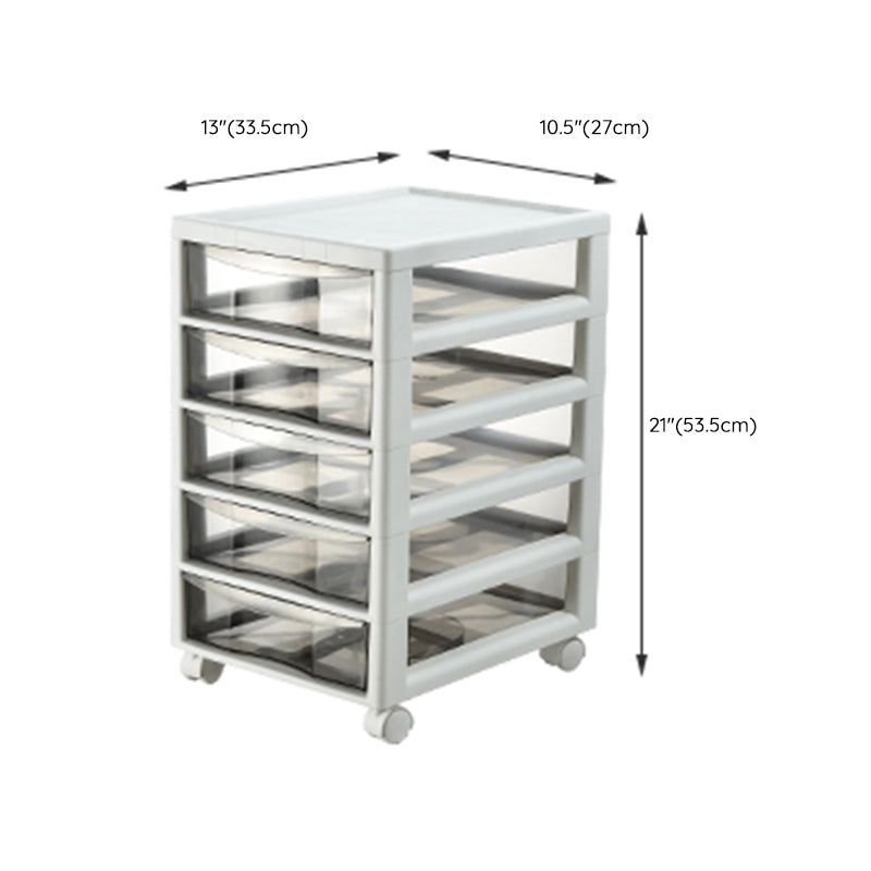 Storage Plastic Filing Cabinet Modern Drawers File Cabinet for Office Clearhalo 'Filing Cabinets' 'filling_cabinets' 'furn' 'furn_filling_cabinets' 'Furniture' 'Office Furniture' 7666694