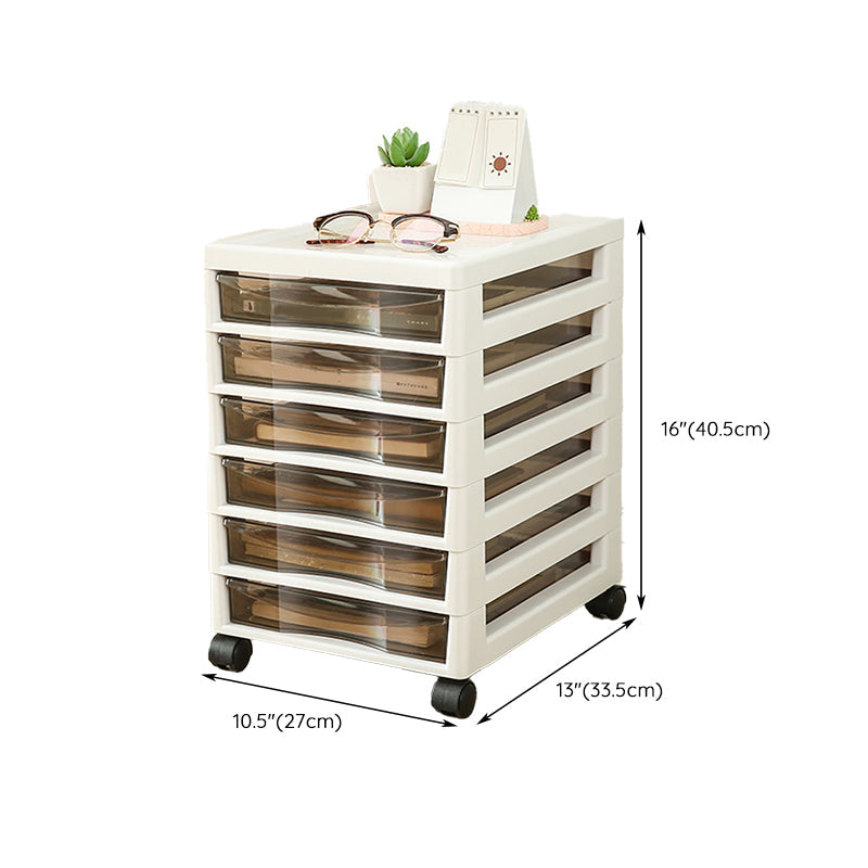 Storage Plastic Filing Cabinet Modern Drawers File Cabinet for Office Clearhalo 'Filing Cabinets' 'filling_cabinets' 'furn' 'furn_filling_cabinets' 'Furniture' 'Office Furniture' 7666697