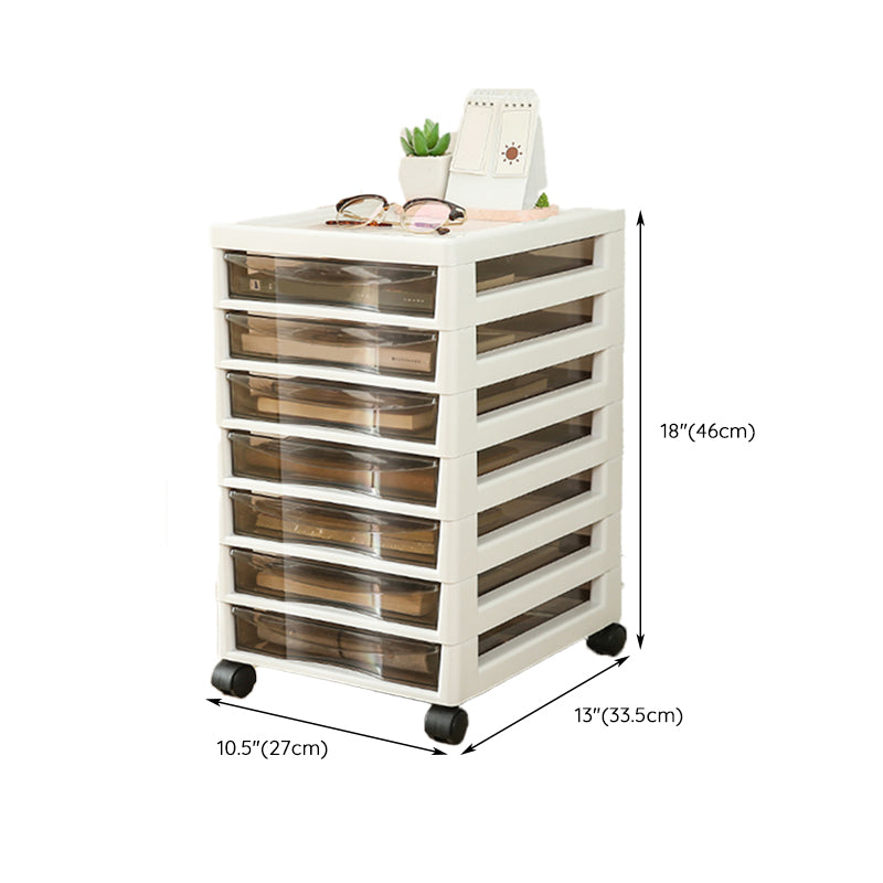 Storage Plastic Filing Cabinet Modern Drawers File Cabinet for Office Clearhalo 'Filing Cabinets' 'filling_cabinets' 'furn' 'furn_filling_cabinets' 'Furniture' 'Office Furniture' 7666699