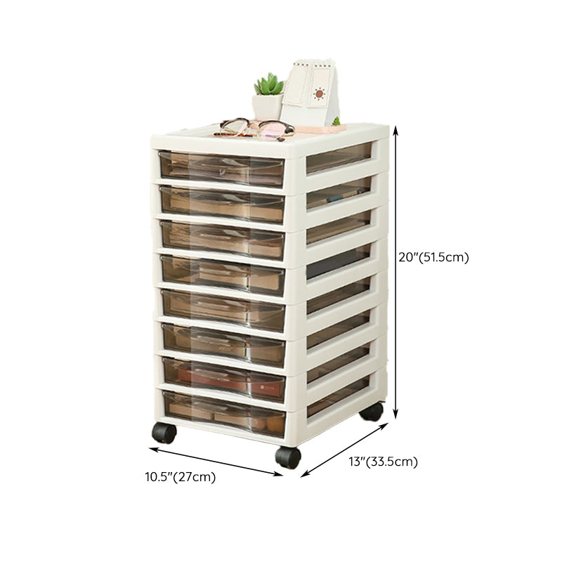 Storage Plastic Filing Cabinet Modern Drawers File Cabinet for Office Clearhalo 'Filing Cabinets' 'filling_cabinets' 'furn' 'furn_filling_cabinets' 'Furniture' 'Office Furniture' 7666701