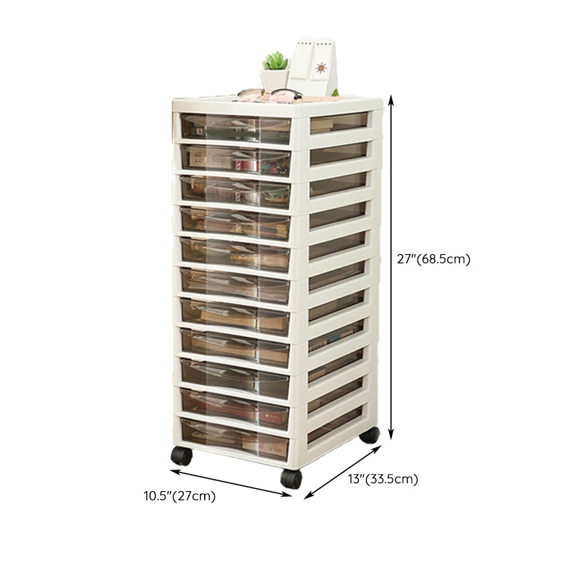 Storage Plastic Filing Cabinet Modern Drawers File Cabinet for Office Clearhalo 'Filing Cabinets' 'filling_cabinets' 'furn' 'furn_filling_cabinets' 'Furniture' 'Office Furniture' 7666706