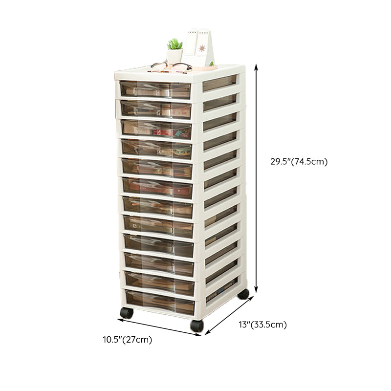 Storage Plastic Filing Cabinet Modern Drawers File Cabinet for Office Clearhalo 'Filing Cabinets' 'filling_cabinets' 'furn' 'furn_filling_cabinets' 'Furniture' 'Office Furniture' 7666707