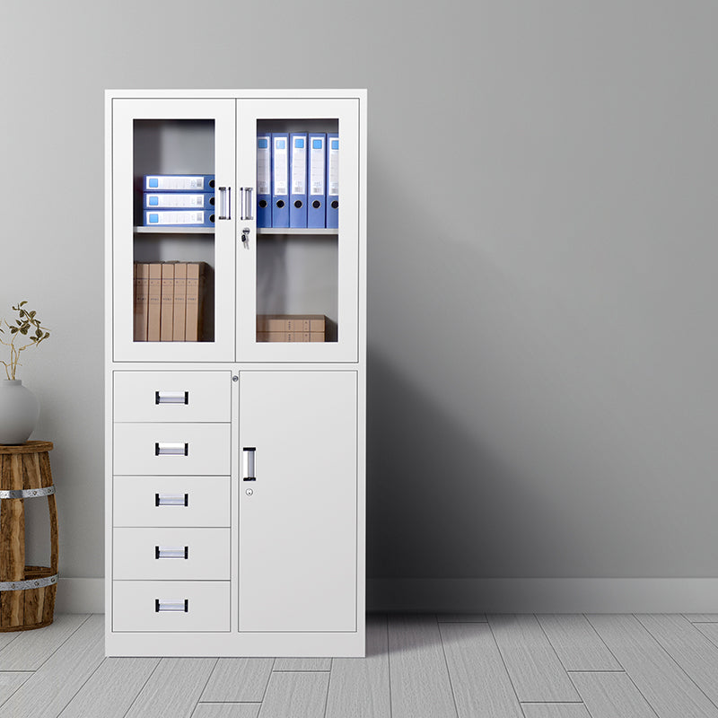 Glass Storage File Cabinet Contemporary Shelves Locking File Cabinet
