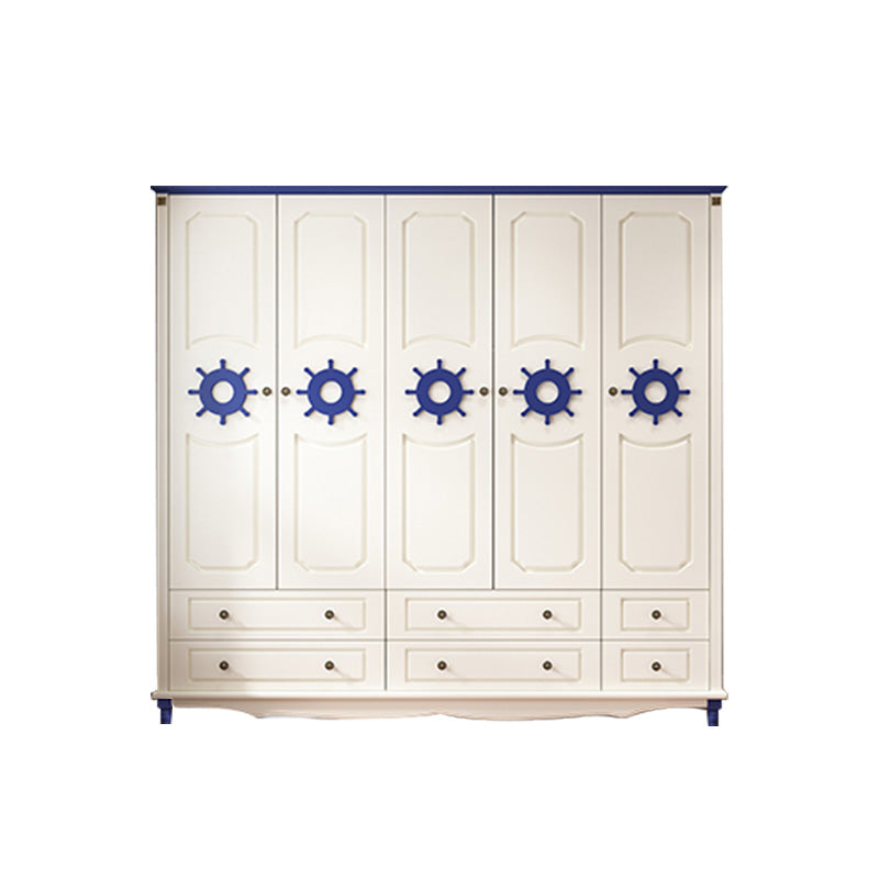 Armario rectangular Gabinete Náutico Estilo náutico Armario de madera de madera