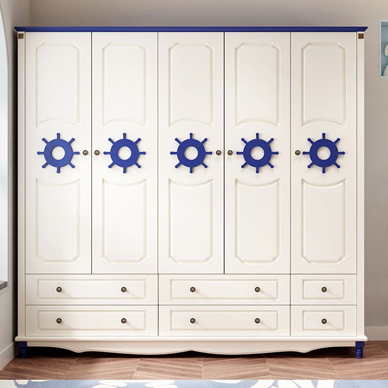 Armario rectangular Gabinete Náutico Estilo náutico Armario de madera de madera