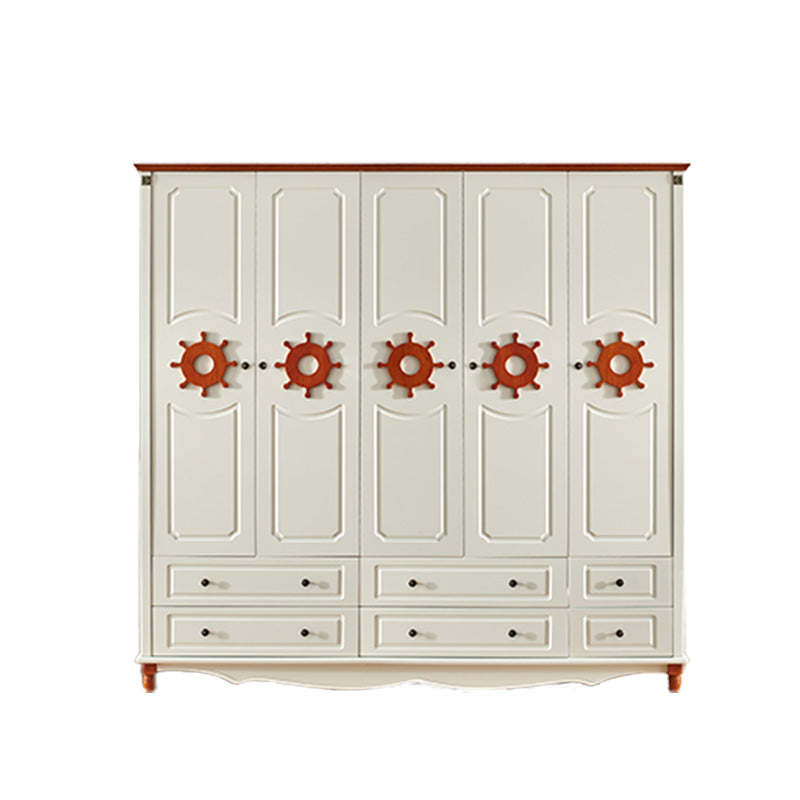 Armario rectangular Gabinete Náutico Estilo náutico Armario de madera de madera