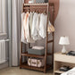 Armario contemporáneo Armario Pine Wood Armoire con barra de prenda para el hogar