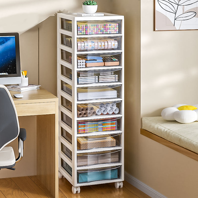 Modern Plastic File Cabinet Storage Drawers Filing Cabinet for Office