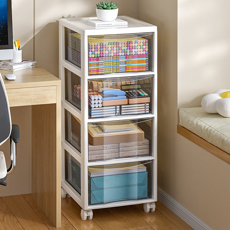 Modern Plastic File Cabinet Storage Drawers Filing Cabinet for Office