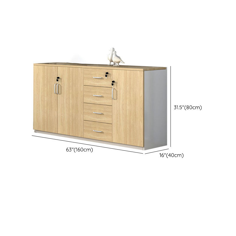Contemporary Storage Filing Cabinet Wooden Frame Drawers Filing Cabinet Clearhalo 'Filing Cabinets' 'filling_cabinets' 'furn' 'furn_filling_cabinets' 'Furniture' 'Office Furniture' 7669673
