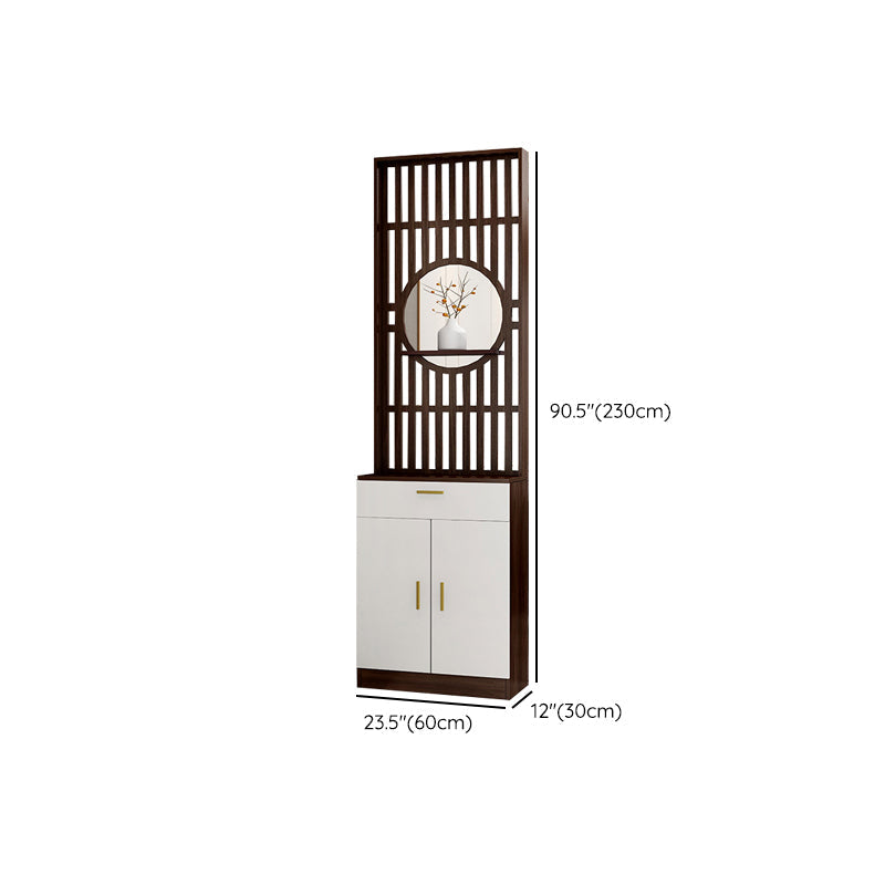 Contemporary Style Wooden 11.81" Wide Accent Cabinet with Door Clearhalo 'Cabinets & Chests' 'cabinets_chests' 'furn' 'furn_cabinets_chests' 'Furniture' 'Living Room Furniture' 7671825