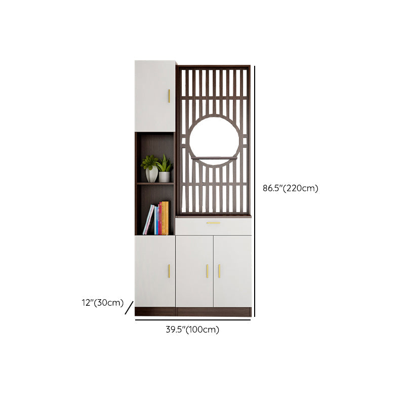 Contemporary Style Wooden 11.81" Wide Accent Cabinet with Door Clearhalo 'Cabinets & Chests' 'cabinets_chests' 'furn' 'furn_cabinets_chests' 'Furniture' 'Living Room Furniture' 7671827