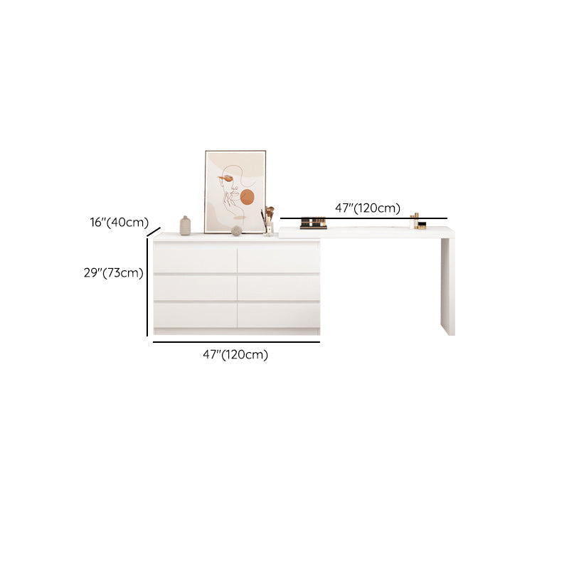 White Bedroom Lighted Mirror Wooden With Drawer Vanity Dressing Table Clearhalo 'Bedroom Furniture' 'furn' 'furn_makeup_vanities' 'Furniture' 'Makeup Vanities' 'makeup_vanities' 7672374