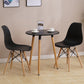 Wooden Dining Room Table for 2 Person with Natural Wood Legs Clearhalo 'Dining Tables & Seating' 'Dining Tables' 'dining_table' 'furn' 'furn_dining_table' 'Furniture' 'Kitchen & Dining Furniture' 7672399