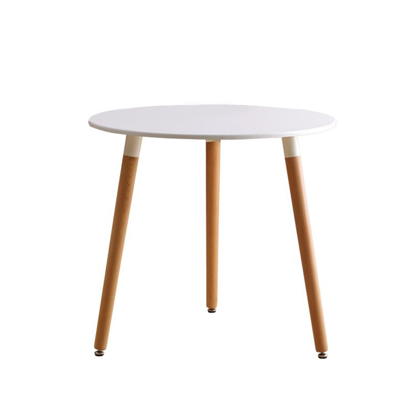 Wooden Dining Room Table for 2 Person with Natural Wood Legs Clearhalo 'Dining Tables & Seating' 'Dining Tables' 'dining_table' 'furn' 'furn_dining_table' 'Furniture' 'Kitchen & Dining Furniture' 7672405
