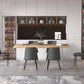 Modern Solid Wood Tabletop Dining Table for Small Space Acrylic Base Clearhalo 'Dining Tables & Seating' 'Dining Tables' 'dining_table' 'furn' 'furn_dining_table' 'Furniture' 'Kitchen & Dining Furniture' 7672425