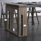 Modern Rectangle Wood Dining Table Extendable for Small Spaces
