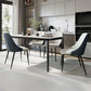 Modern Rectangular Stone Dining Table with 4 Foot for Dining Hall Clearhalo 'Dining Tables & Seating' 'Dining Tables' 'dining_table' 'furn' 'furn_dining_table' 'Furniture' 'Kitchen & Dining Furniture' 7672587