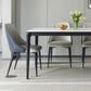 Modern Rectangular Stone Dining Table with 4 Foot for Dining Hall Clearhalo 'Dining Tables & Seating' 'Dining Tables' 'dining_table' 'furn' 'furn_dining_table' 'Furniture' 'Kitchen & Dining Furniture' 7672590
