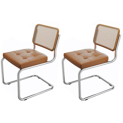 1/2/4/6 Stücke moderne Rechteck -Acryl -Basis -Ess -Ess -Set für Zuhause