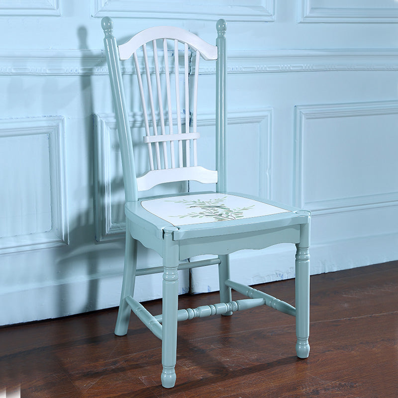 Rustikaler Stil Massives Holz Set mit 5 Esnette Tisch mit armlosen Stuhl