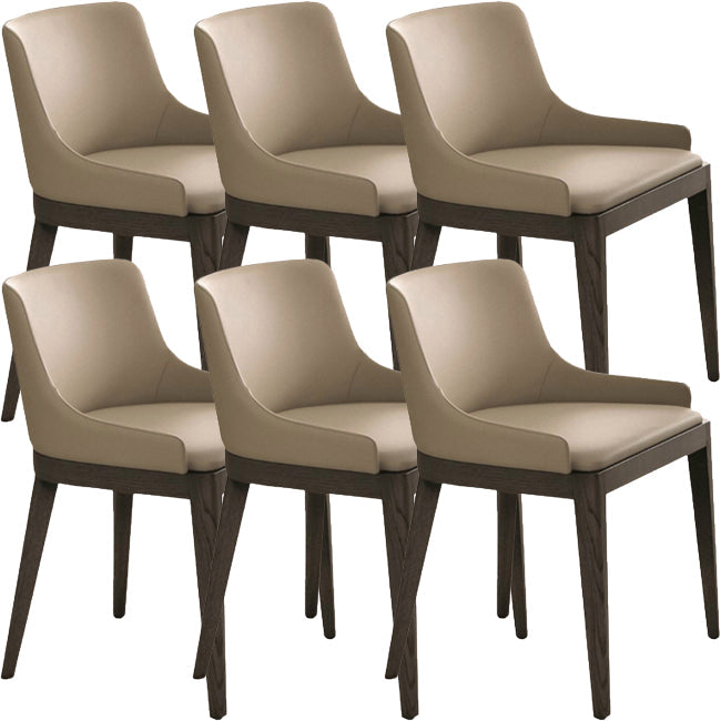 Sala da pranzo Contemporanea in legno finto imbottito braccio da pranzo