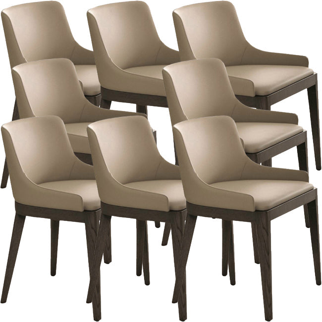 Sala da pranzo Contemporanea in legno finto imbottito braccio da pranzo