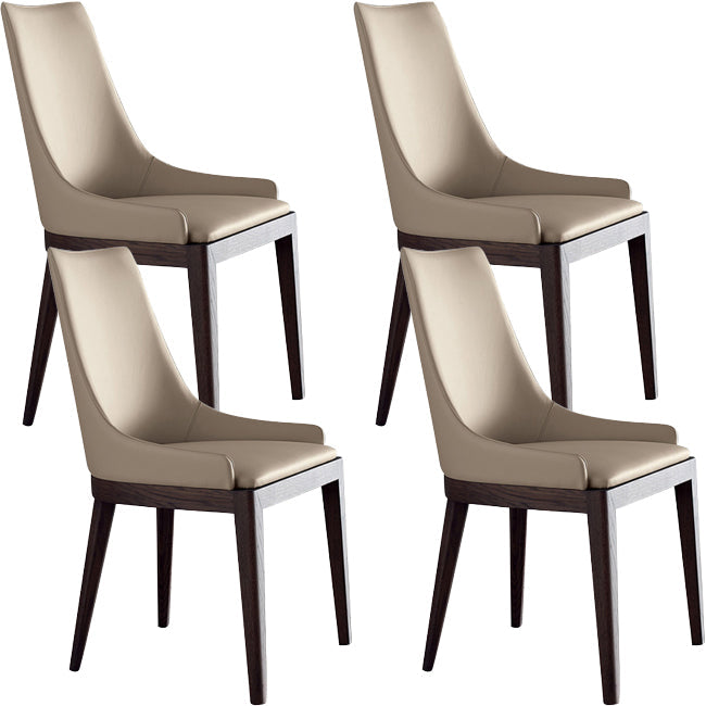 Sala da pranzo Contemporanea in legno finto imbottito braccio da pranzo