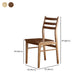 Sala da pranzo moderna sedia da pranzo in legno massiccio in legno massiccio