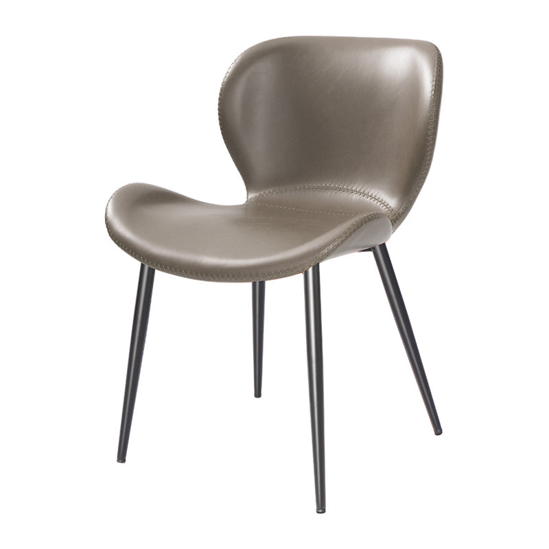 Zeitgenössischer Stil Faux Leder Metall Basis Haus für Hausstuhl