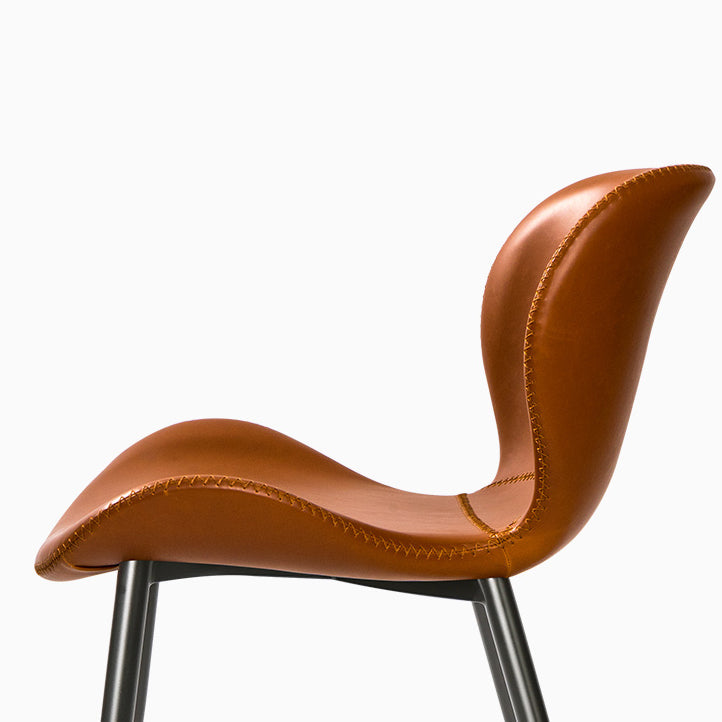 Zeitgenössischer Stil Faux Leder Metall Basis Haus für Hausstuhl