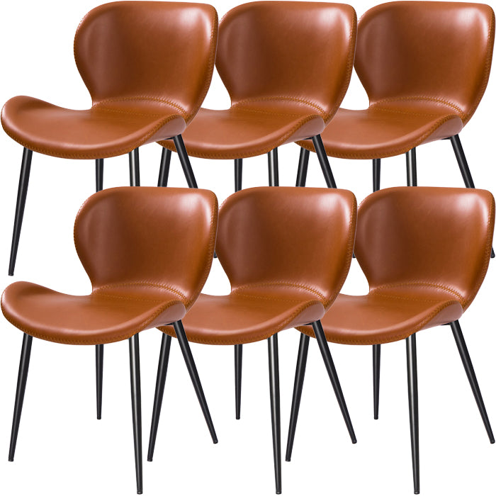 Zeitgenössischer Stil Faux Leder Metall Basis Haus für Hausstuhl