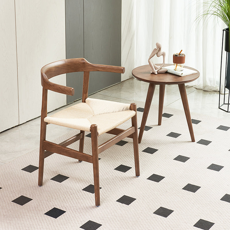 Stile contemporaneo aperto in legno solido casa usa la sedia da pranzo