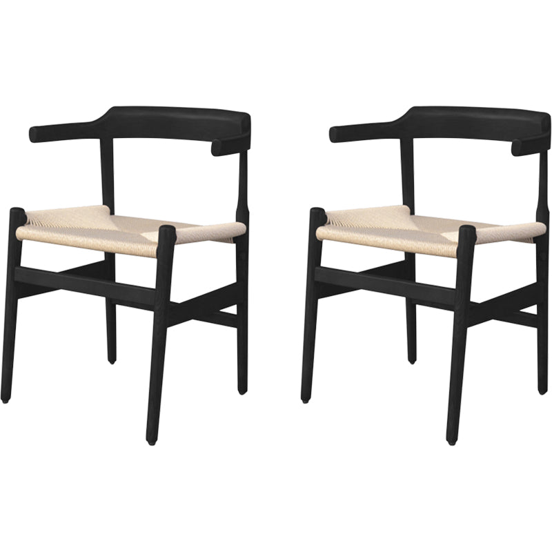 Stile contemporaneo aperto in legno solido casa usa la sedia da pranzo