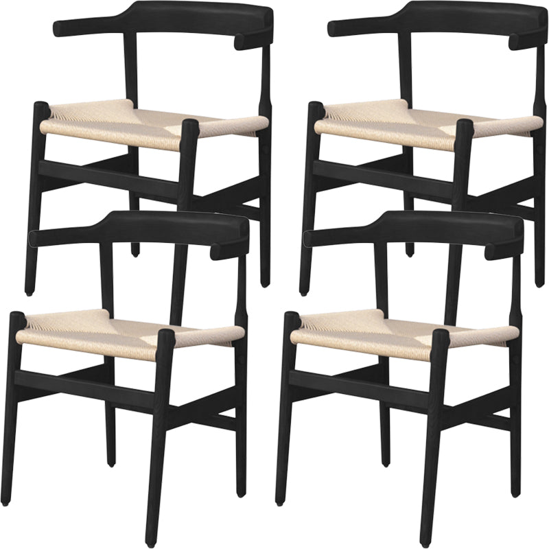 Stile contemporaneo aperto in legno solido casa usa la sedia da pranzo